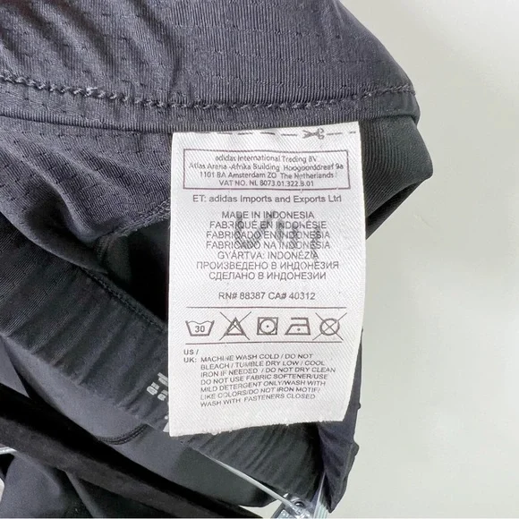 Adidas Performance Athletic Leggings Training Ankle Zipper Mesh Black Size M - Picture 13 of 14